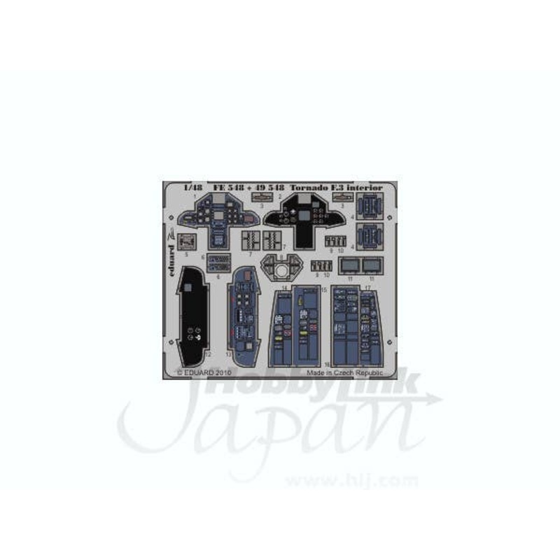 1/48 Tornado F.3 Interior Self-Adhesive (for Hobby Boss) Zoom