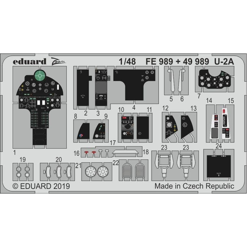 1/48 U-2A Zoom Photo-Etched Parts (for AFV Club)