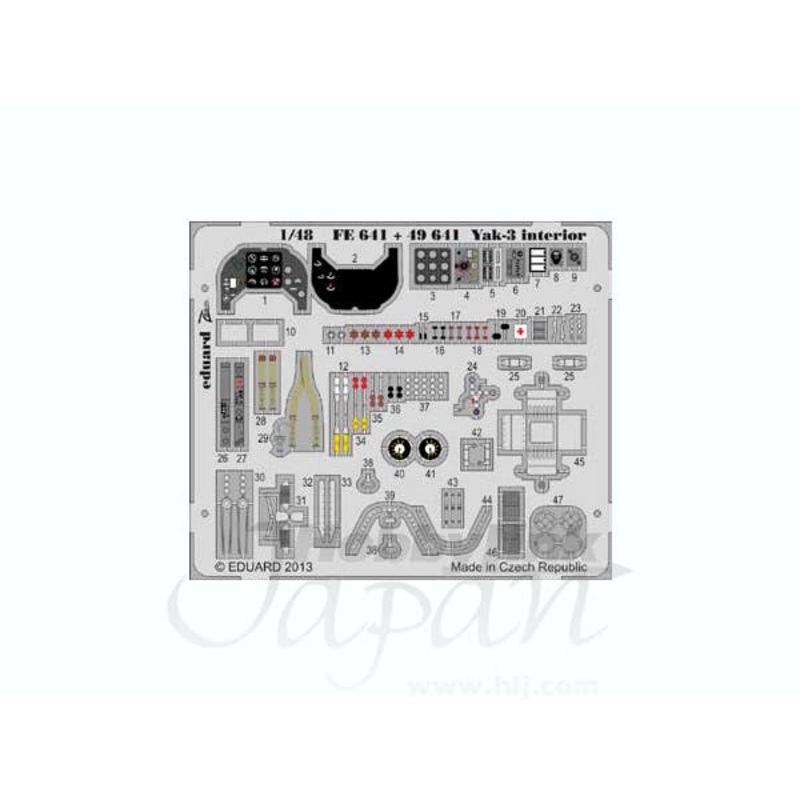 1/48 Yak-3 Interior S.A . (Zvezda)