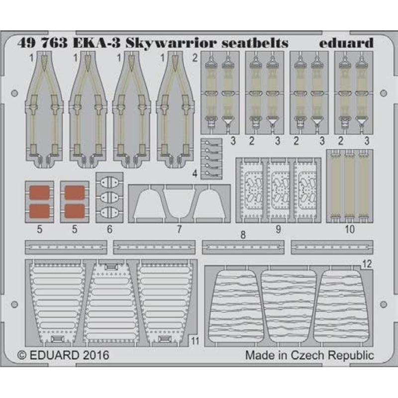 1/48 EKA-3 Skywarrior Seatbelts (Trumpeter)