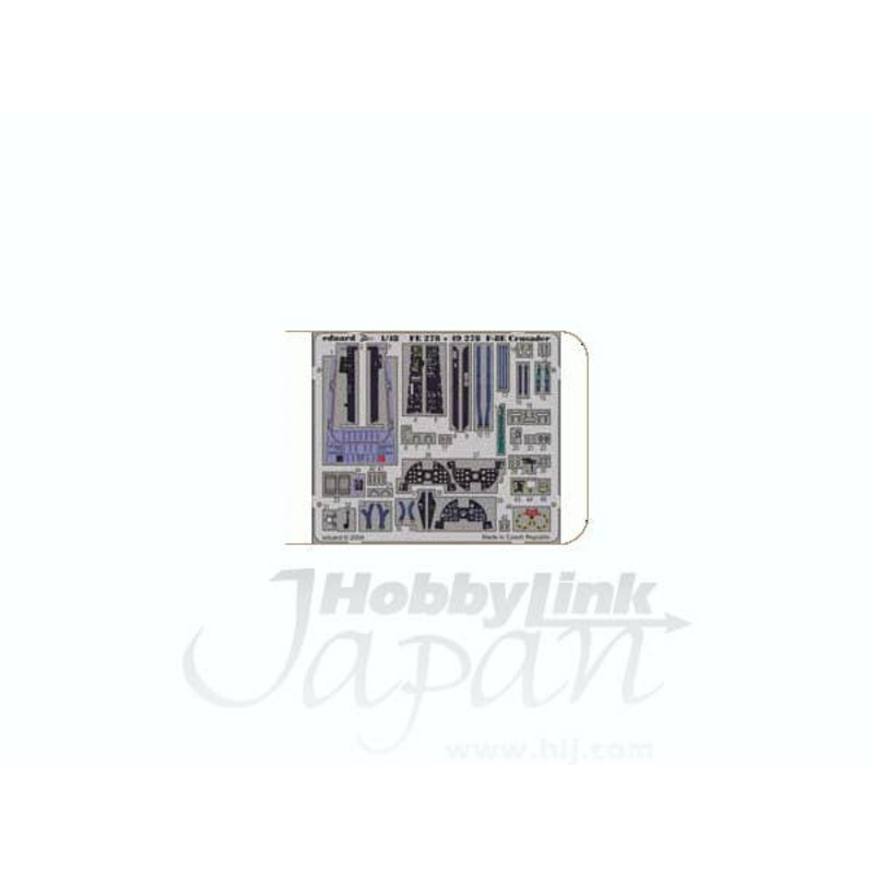 1/48 F-8E Crusader Photo Etched Parts for Hasegawa