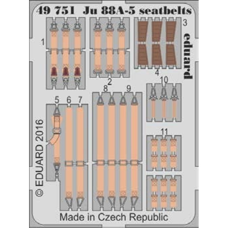 1/48 Ju 88A-5 Seatbelts (ICM)
