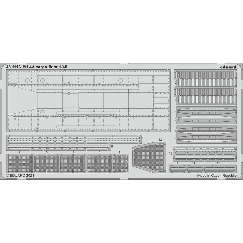 1/48 Mi-4A Cargo Floor Photo-Etched (for TRUMPETER)