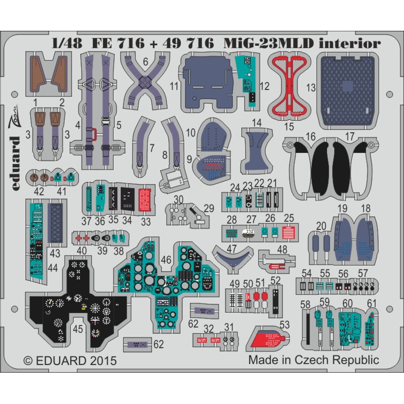 1/48 MiG-23MLD interior S.A. (for Trumpeter)