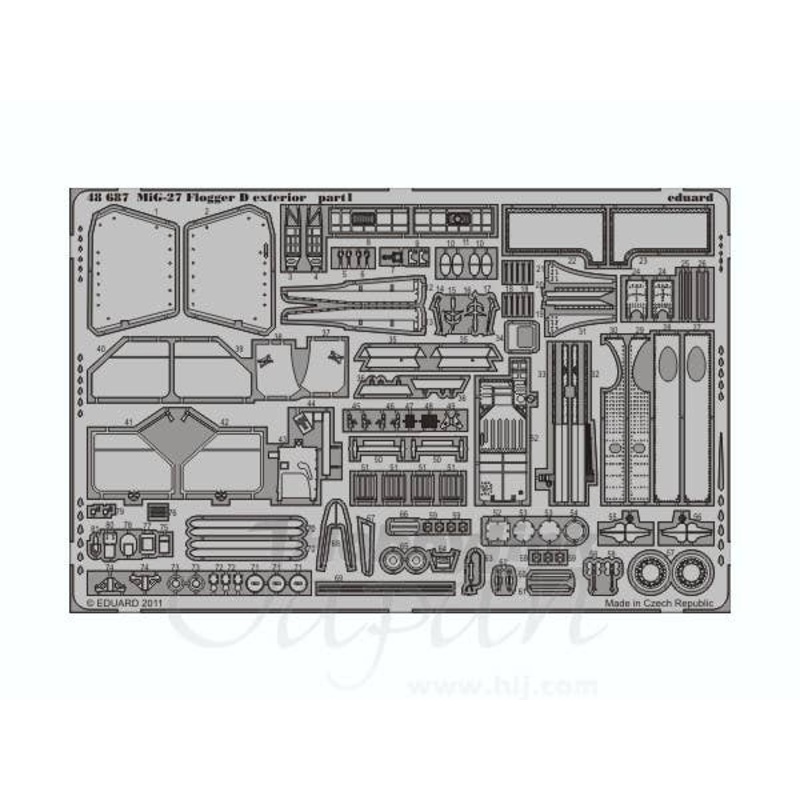 1/48 MiG-27 Flogger D Exterior (for Italeri)