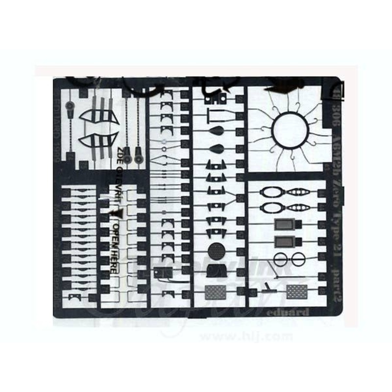 1/48 Mitsubishi A6M2b Zero 21 Photo-Etched Parts (for Hasegawa)