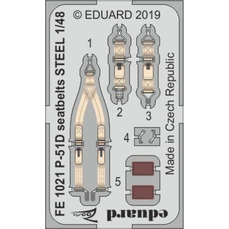 1/48 P-51D Seatbelts Steel (for Eduard)