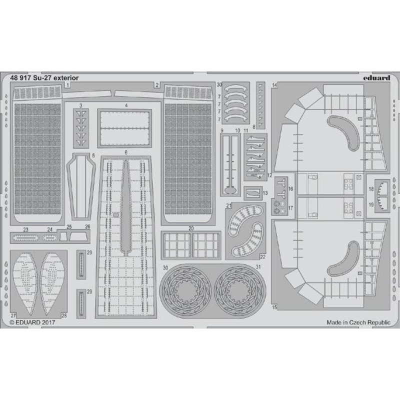 1/48 Su-27 Exterior (for HOBBY BOSS)