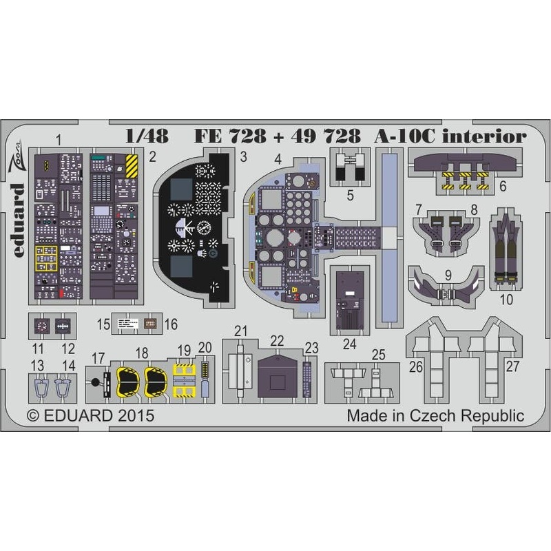 1/48 A-10C interior S.A. (for Italeri)