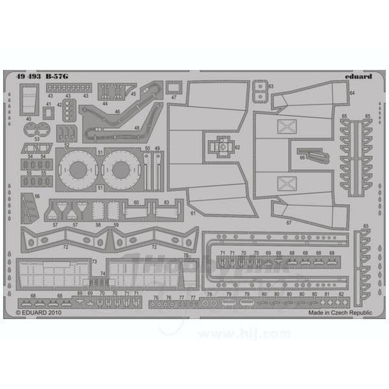 1/48 B-57G Self-Adhesive (for Airfix)