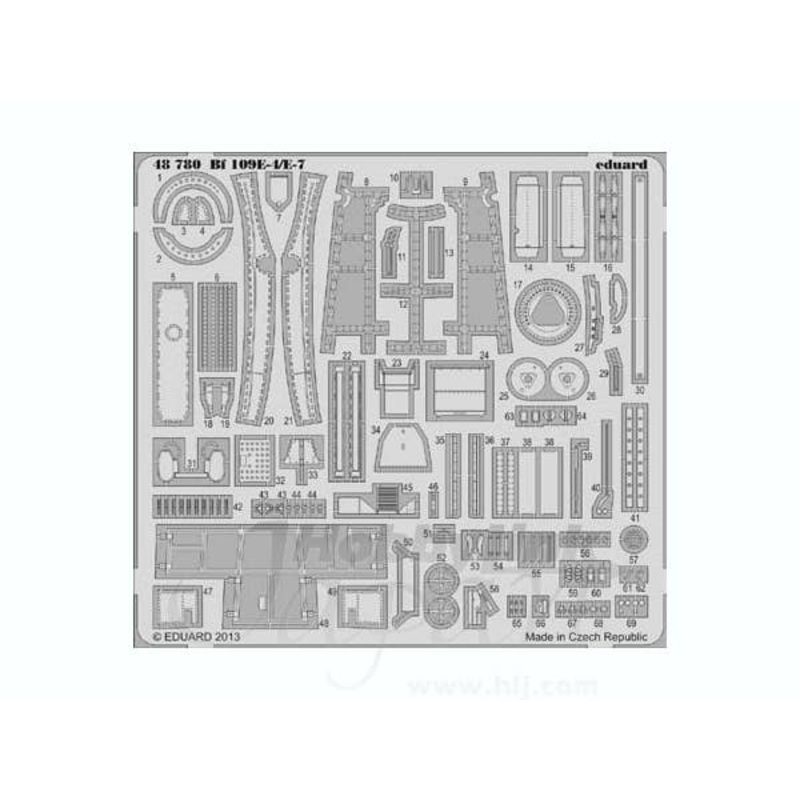 1/48 Bf 109E-4/E-7 (Eduard)