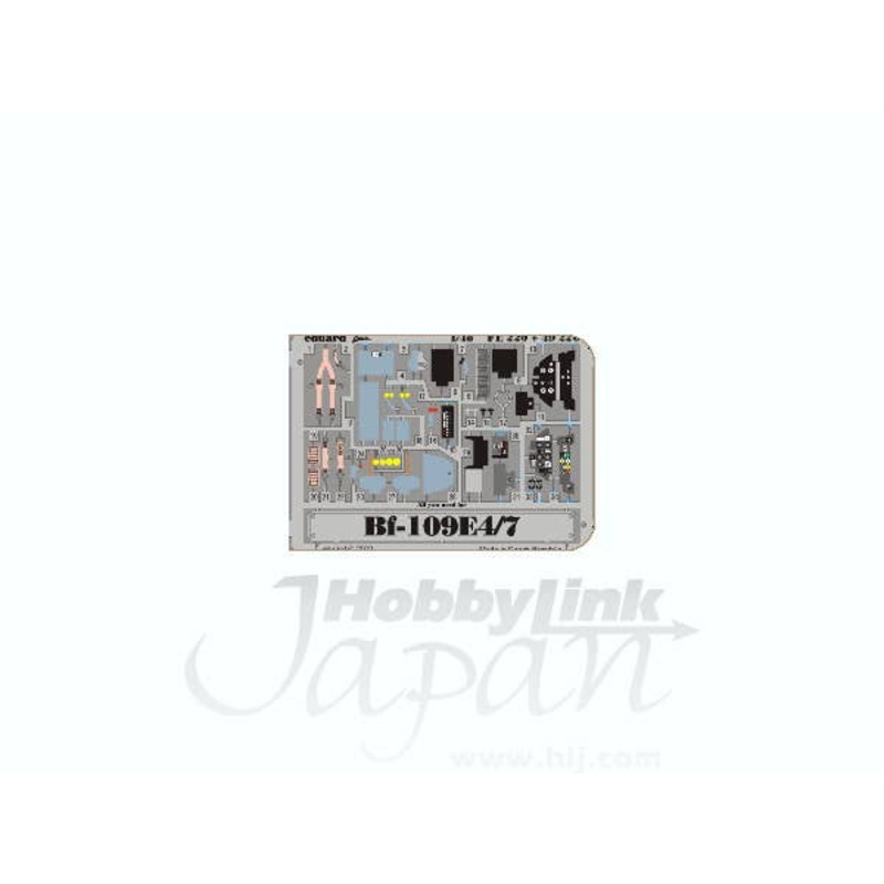 1/48 Bf109E-4/7 Interior Zoom Color PE (for Tamiya)