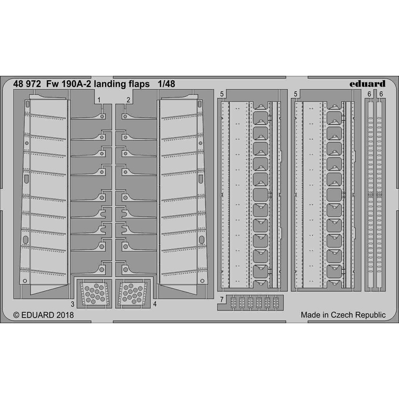 1/48 Fw 190A-2 Landing Flaps (for Eduard)