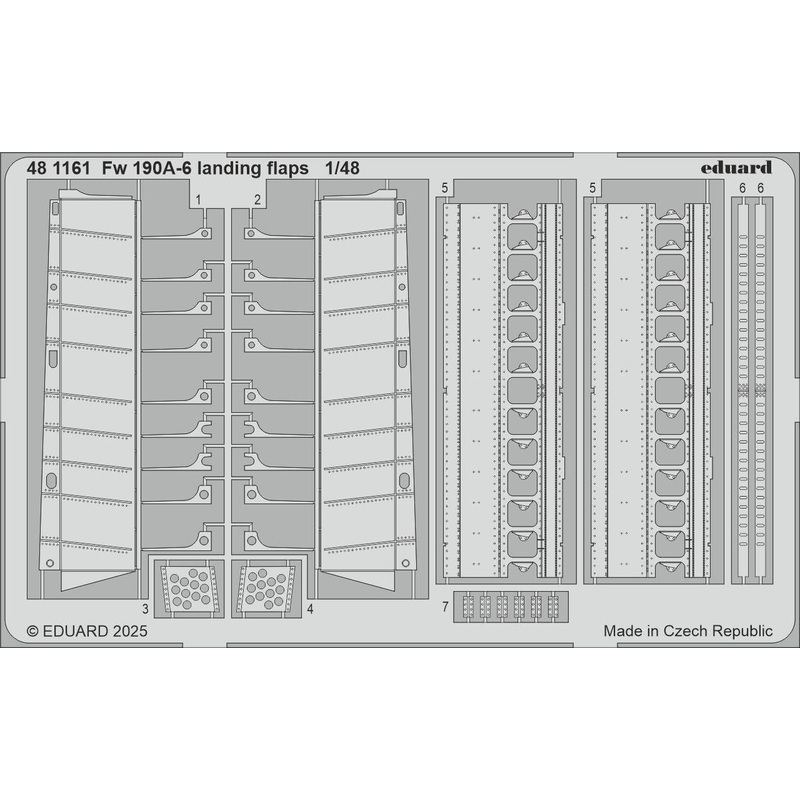 1/48 Fw 190A landing flaps (Eduard)
