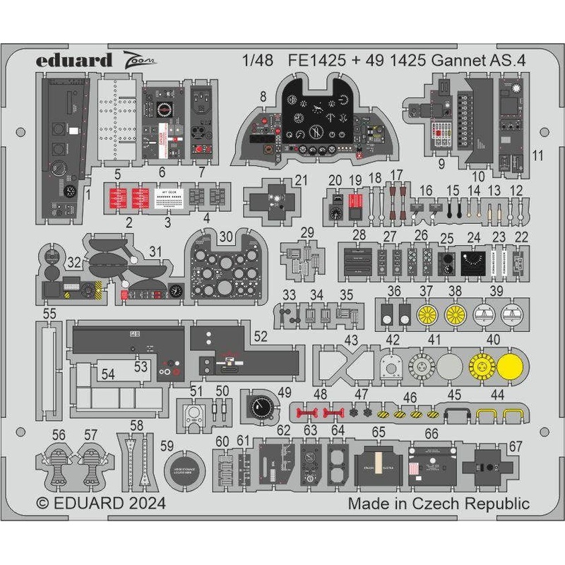 1/48 Gannet AS.4 Photo Etched (for Airfix)