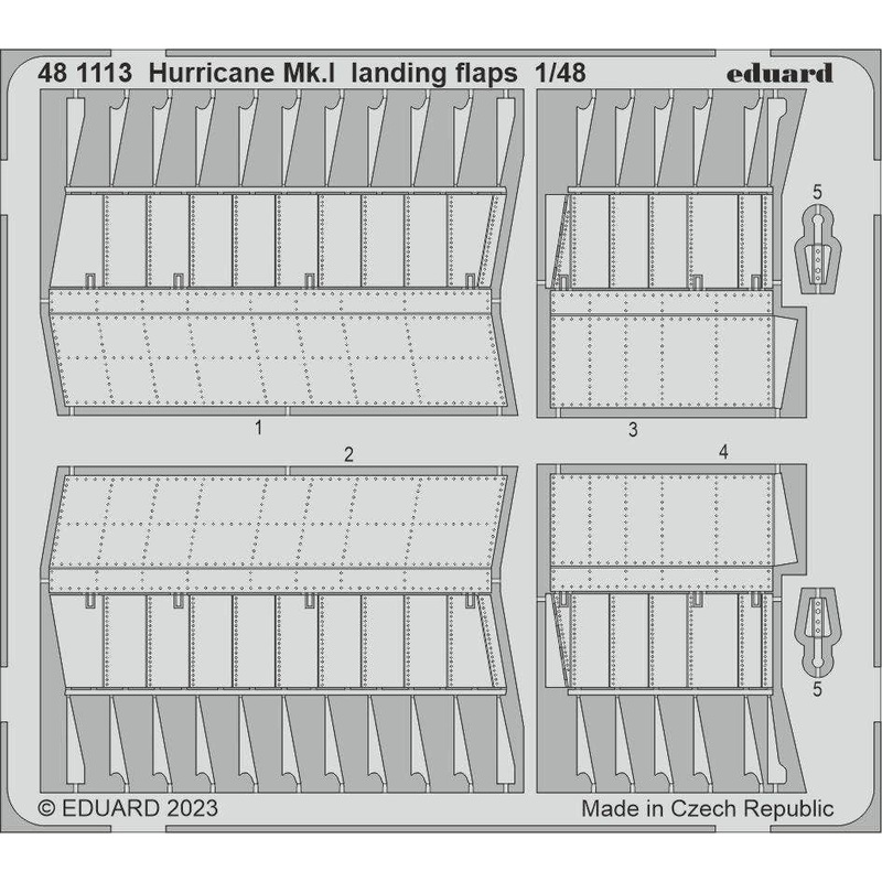 1/48 Hurricane Mk.I Landing Flaps Photo-Etched (for HOBBY BOSS)
