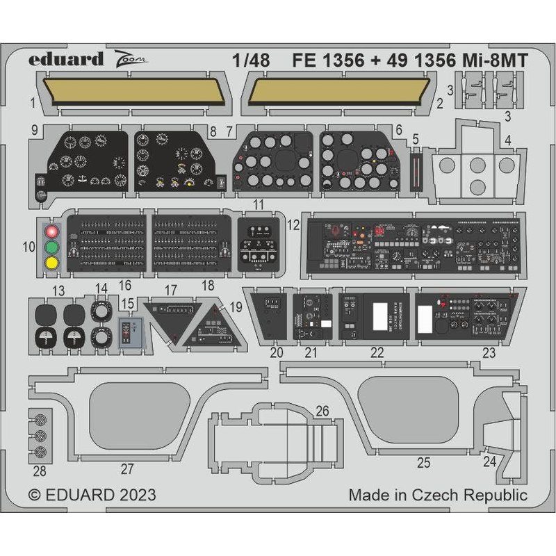 1/48 Mi-8MT Zoom Photo-Etched Parts (for TRUMPETER)