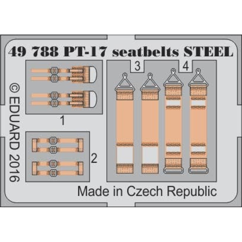 1/48 PT-17 Seatbelts Steel (Revell 03957)