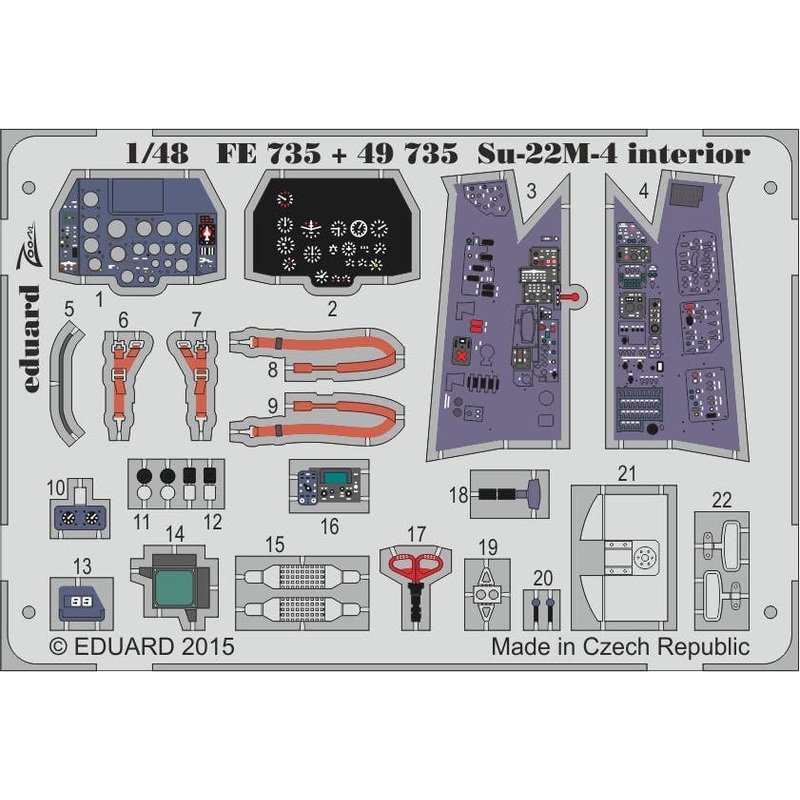 1/48 Su-22M-4 Interior (for Smer)