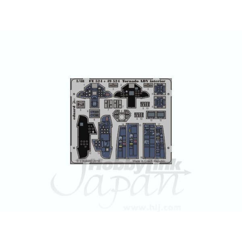1/48 Tornado ADV Interior Self-Adhesive (for Hobby Boss) Zoom
