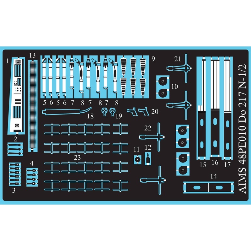 Do 217 N-1/2 Photoetch parts (for ICM)