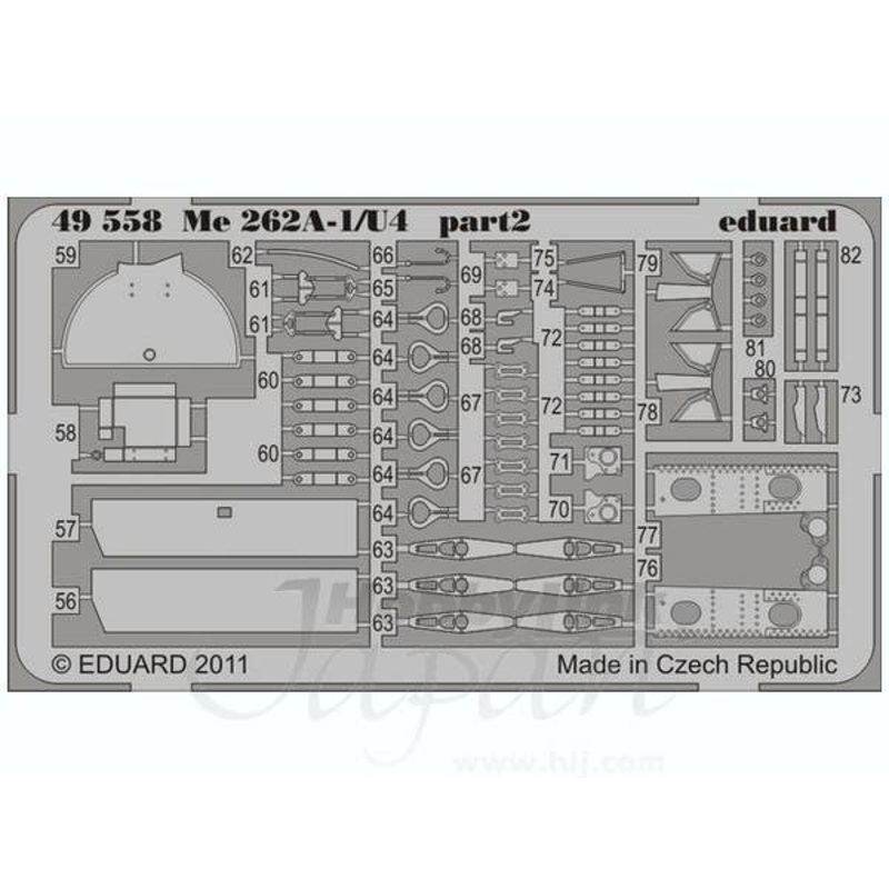 Me 262A-1/U4 Self-Adhesive (for Hobby Boss)