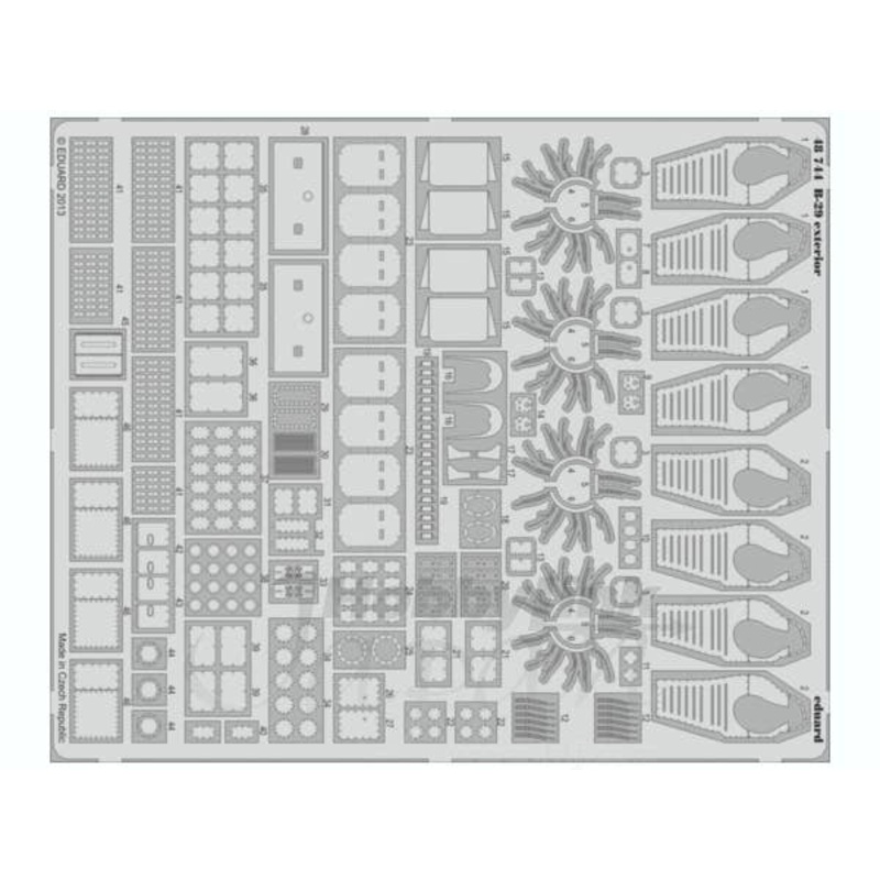 1/48 B-29 Exterior Parts Set (for Monogram Revell)