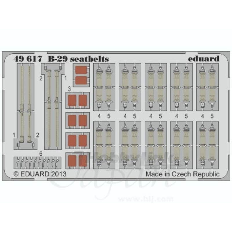 1/48 B-29 Seatbelts (for Monogram/Revell)