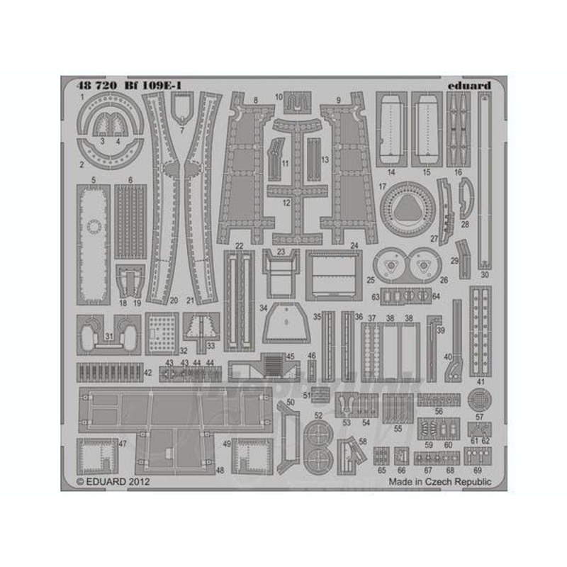 1/48 Bf 109E-1 (Eduard)