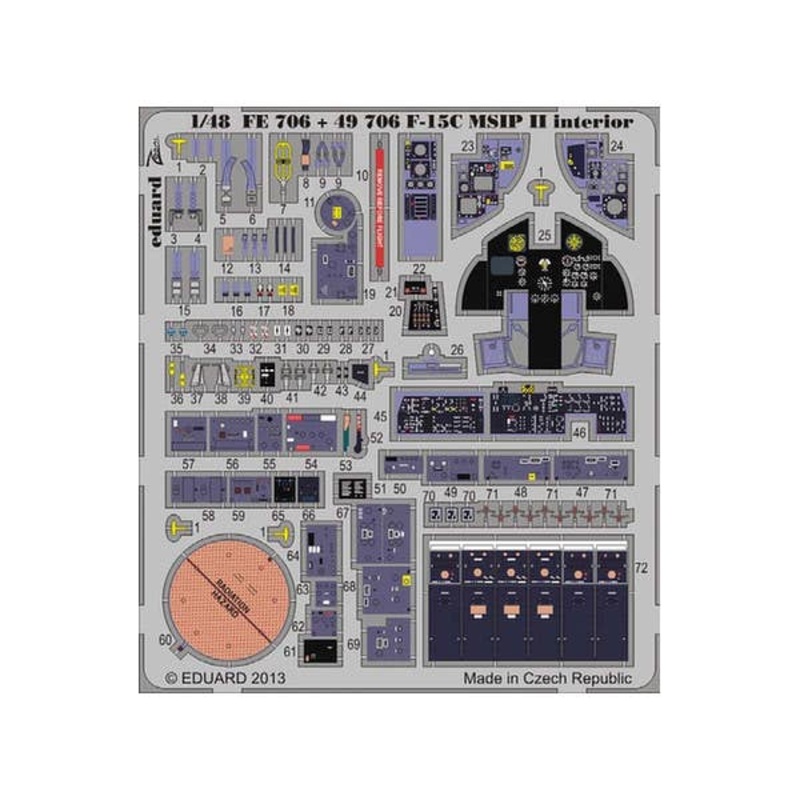 1/48 F-15C MSIP II Interior S.A. (for Lion Roar)