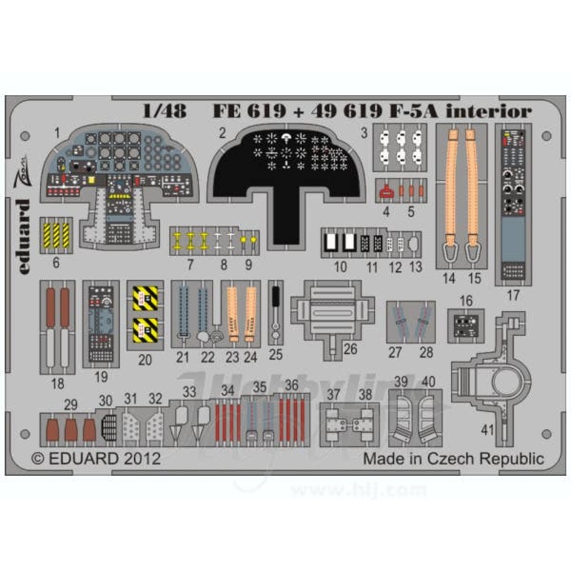 1/48 F-5A interior S.A. (KINETIC)