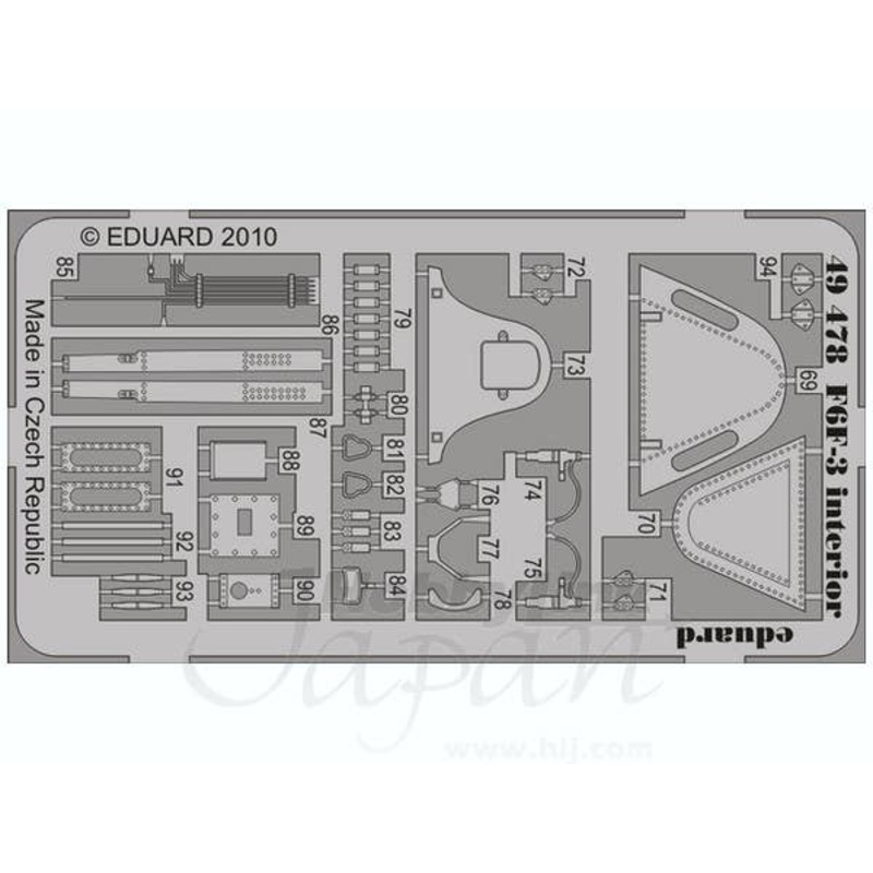 1/48 F6F-3 Hellcat Interior S.A. (Hobby Boss)
