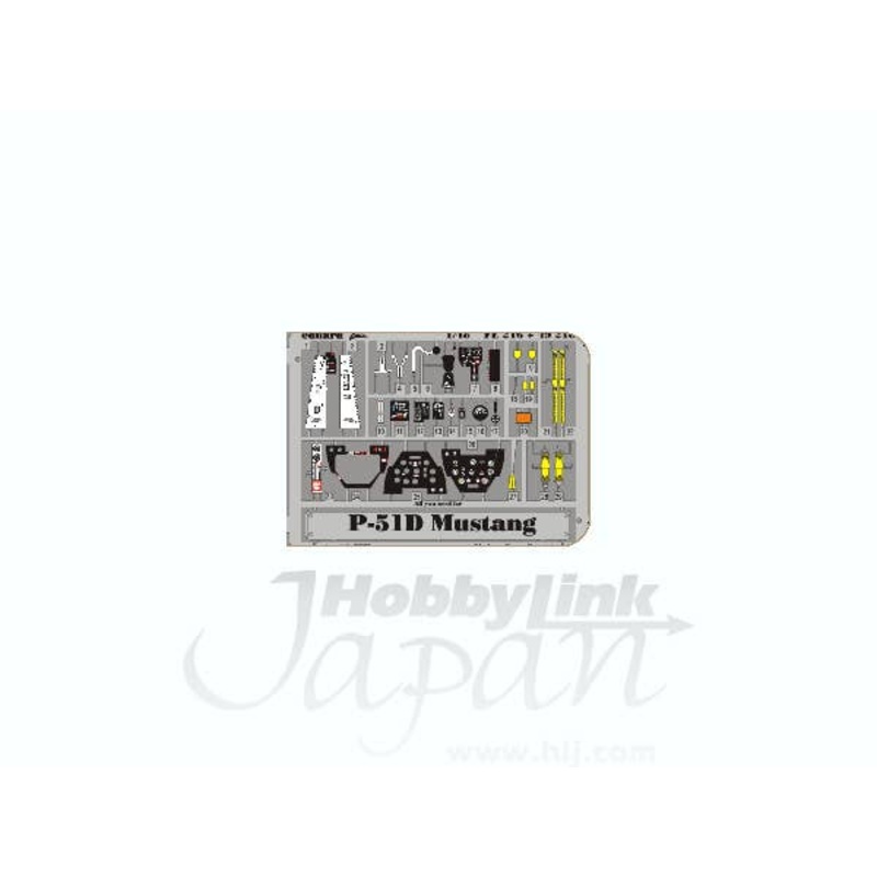 1/48 P-51D Mustang Interior Zoom Color PE (for Tamiya)