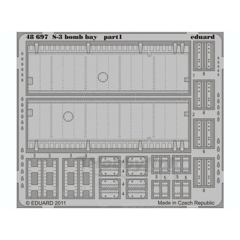 1/48 S-3 Bomb Bay (for Italeri)