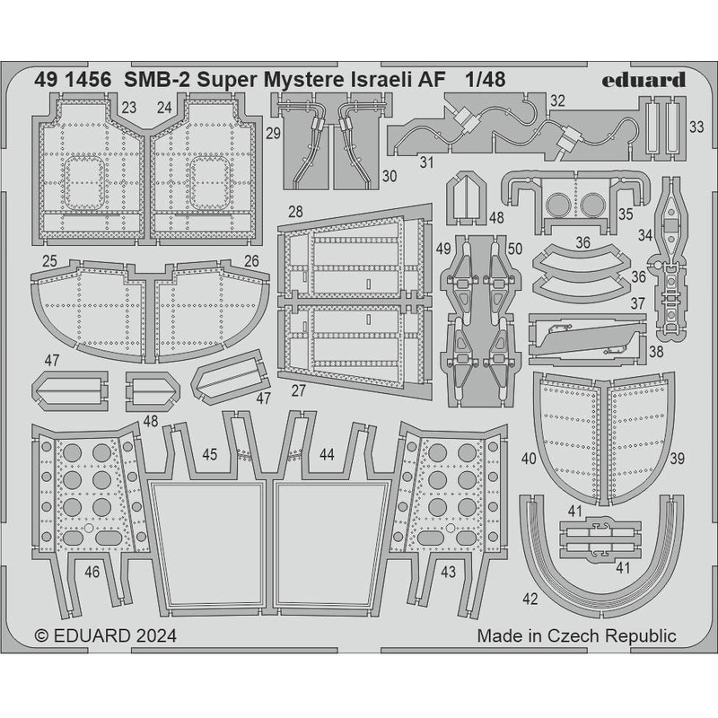 1/48 SMB-2 Super Mystere Israeli AF Photo etched (for Special Hobby)