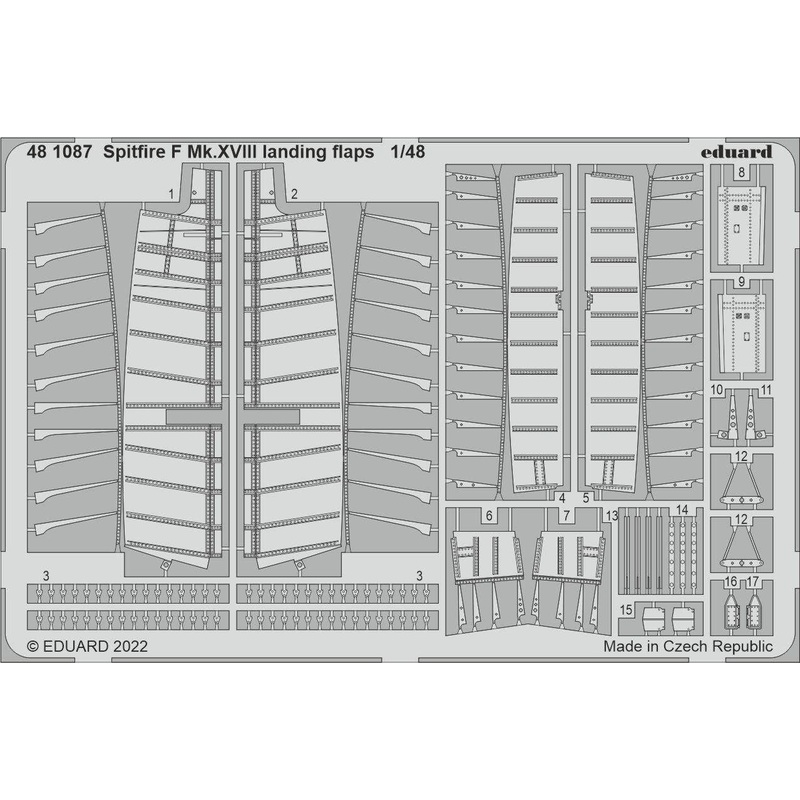 1/48 Spitfire F Mk.XVIII landing flaps