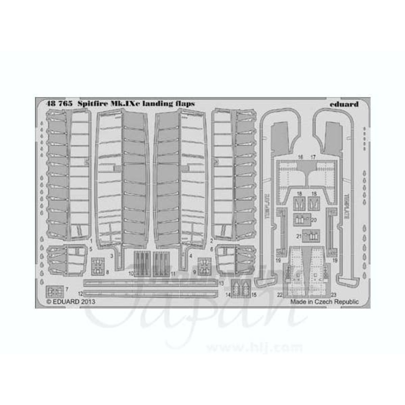 1/48 Spitfire Mk.IXc Landing Flaps (Eduard)