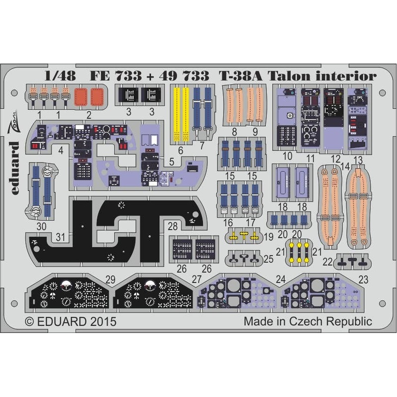1/48 T-38A Talon Interior (for Wolfpack)