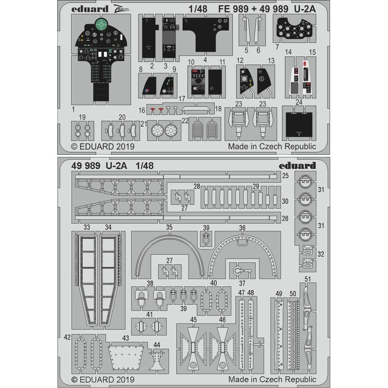 1/48 U-2A Photo-Etched Parts (for AFV Club)