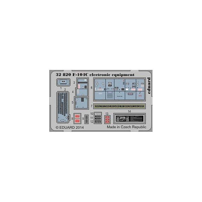 1/32 F-104C Electronic Equipment (for Italeri)