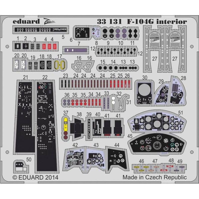 1/32 F-104G Interior S.A. (for Italeri)
