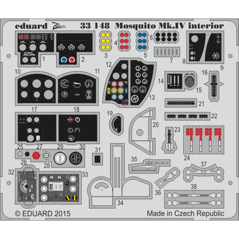 1/32 Mosquito Mk.IV interior