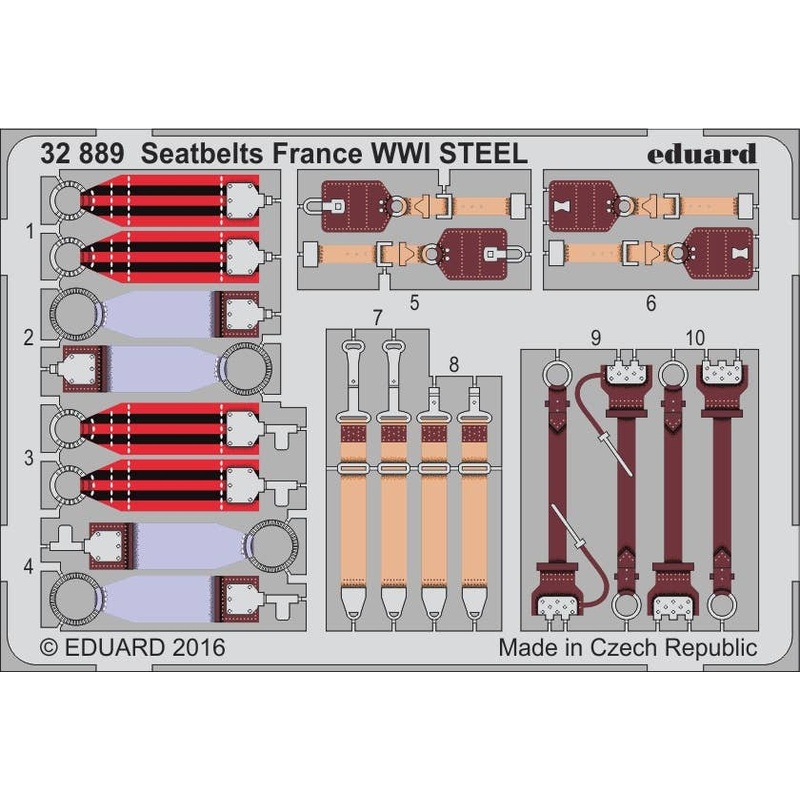 1/32 Seatbelts France WWI Steel