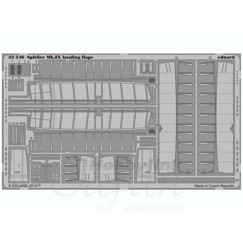 1/32 Spitfire Mk.IX Landing Flaps (for Tamiya)
