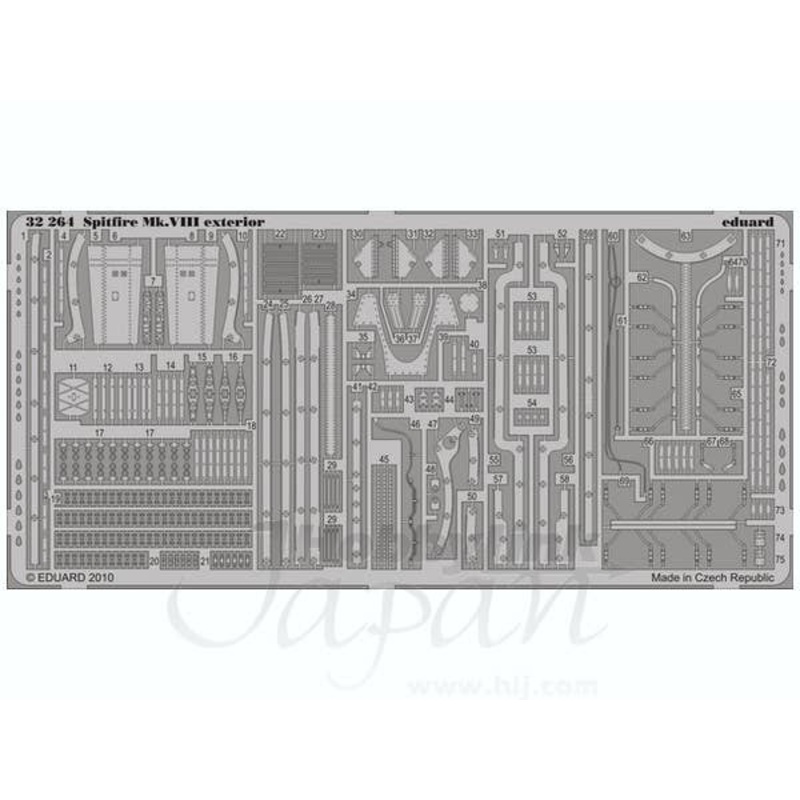 1/32 Spitfire Mk.VIII Exterior (for Tamiya)