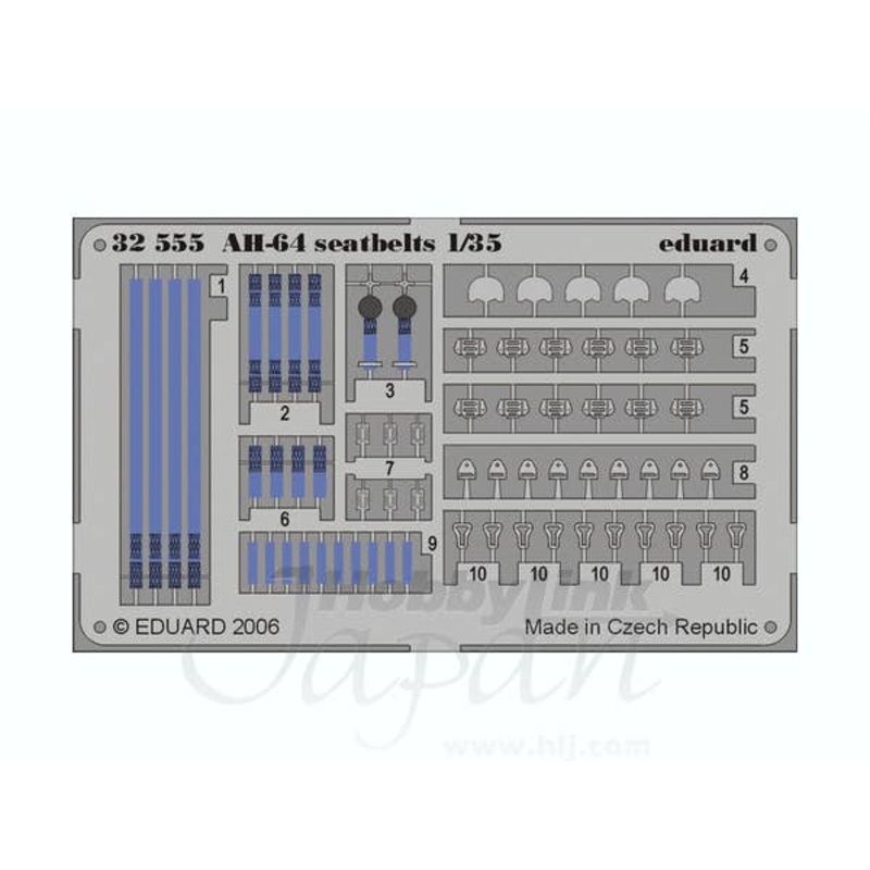 1/35 AH-64 Seatbelts (for KaNGaM)