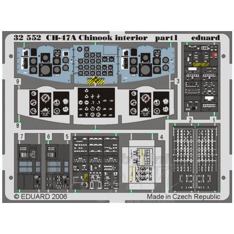 1/35 CH-47A Chinook interior (for Trumpeter)