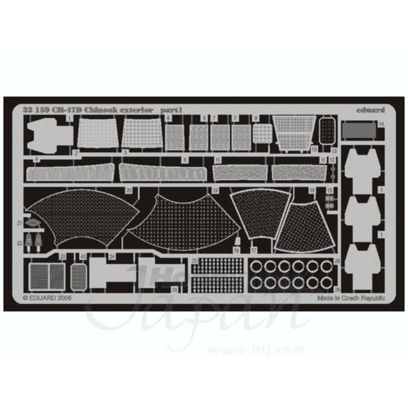 1/35 CH-47D Chinook exterior (for Trumpeter)