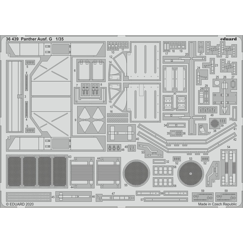1/35 Panther Ausf. G Photo-Etched Parts