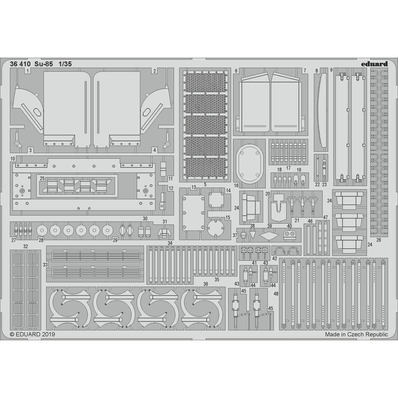 1/35 Su-85 Photo-Etched Parts (for Tamiya)